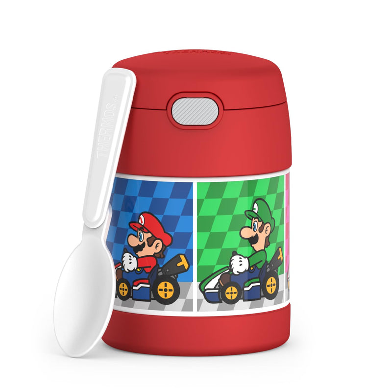 THERMOS 290mL Stainless Steel Licensed FUNtainer® Food Jar Mario 10 oz